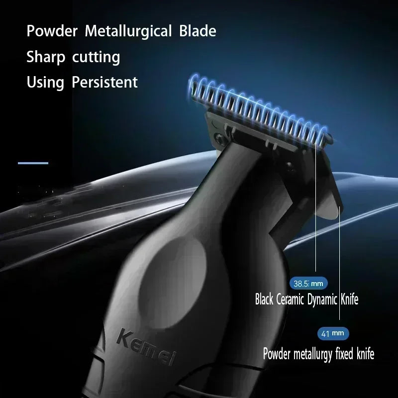Kemei Hair Clipper Kit - Professional Hair Cutting Machine