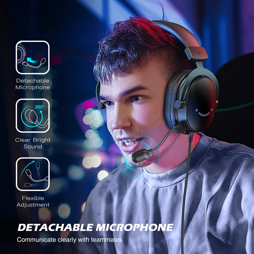 FIFINE H9 Headset – 7.1 Surround för PC & Konsol