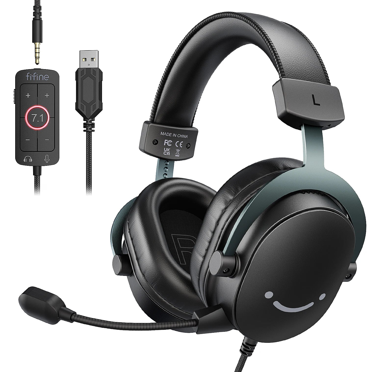 FIFINE H9 Headset – 7.1 Surround för PC & Konsol